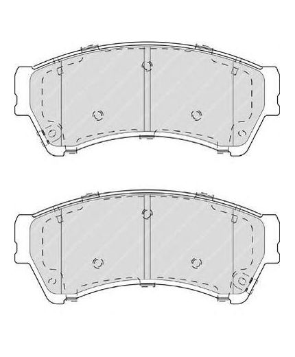Ferodo Колодки дисковые передние