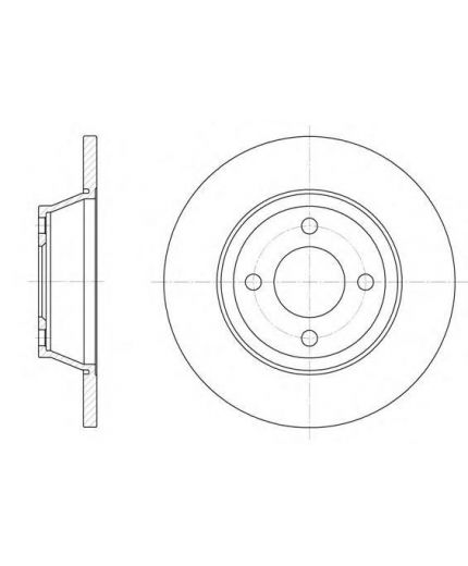 REMSA Тормозной диск передний Фото 2