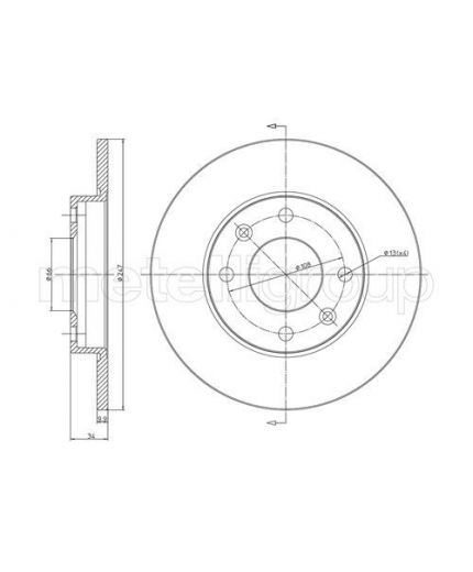 Trusting Тормозной диск