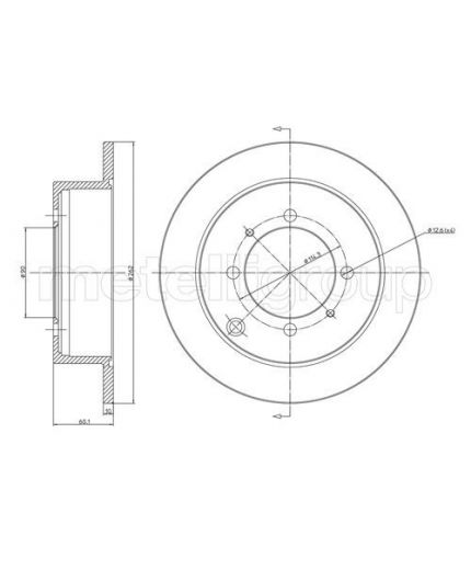 Trusting Тормозной диск