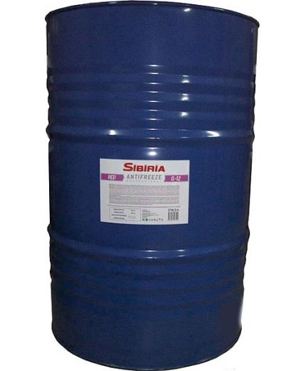 Антифриз SIBIRIA RED концентрат красный G12 210кг 216,5л