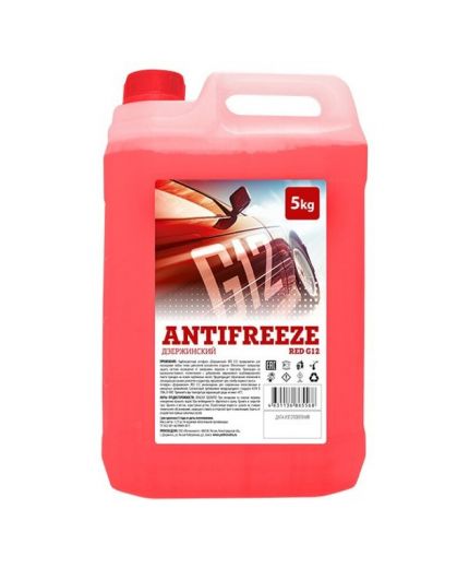 Антифриз WEZZER RED красный G12 5 кг