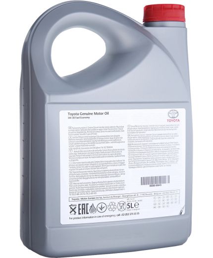 Моторное масло TOYOTA Fuel Economy 5W-30 5л Фото 2