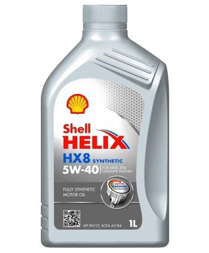 Моторное масло SHELL Helix HX8 Synthetic 5W-40 1л