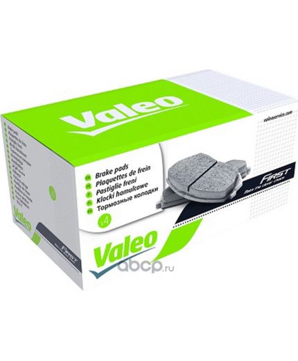 Valeo Колодки дисковые передние Фото 2