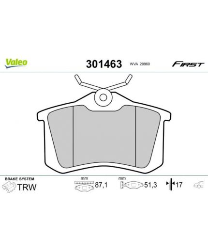 Valeo Колодки дисковые Фото 2