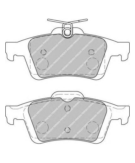 Ferodo Колодки дисковые задние Фото 2