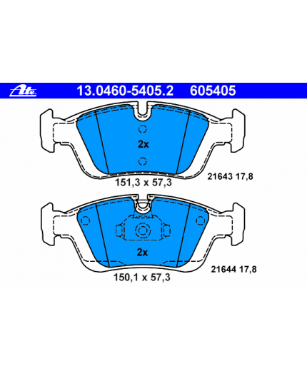 ATE Колодки дисковые передние