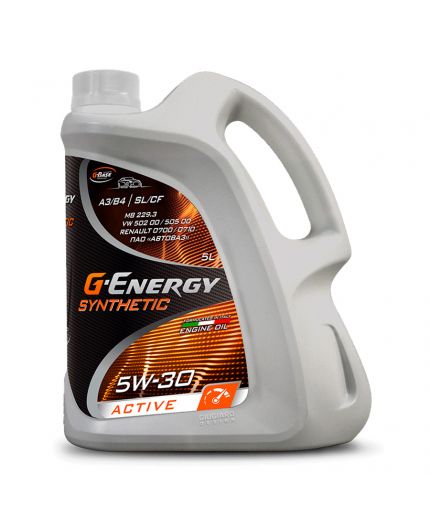 Моторное масло G-ENERGY Synthetic Active 5W-30 5л
