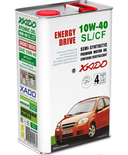Моторное масло XADO Atomik Oil 10W-40 SL/CF 4л