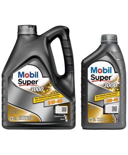 Моторное масло MOBIL Super 3000 X1 5W-40 5л Фото 2