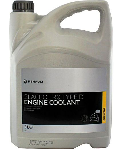 Антифриз RENAULT RENAULT GLACEOL RX Type D RENAULT/NISSAN зеленый 5л