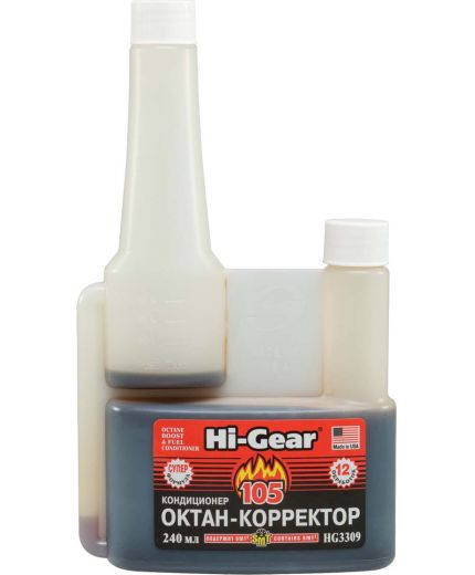 HI-GEAR Октан-корректор и кондиционера для системы питания бензиновых двигателей с СМТ-2 Фото 2