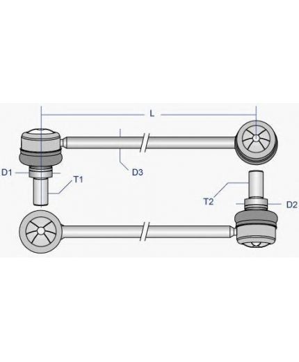 MOOG Тяга стабилизатора передняя