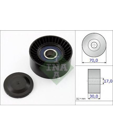 INA Ролик натяжной Фото 2