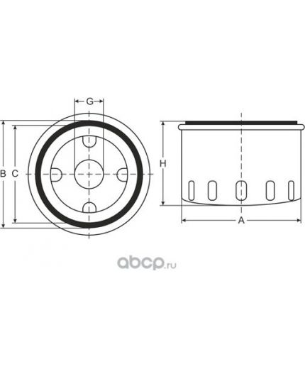SCT Фильтр масляный Фото 2