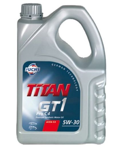 Моторное масло FUCHS TITAN GT1 PRO C-4 5W-30 4л Фото 2
