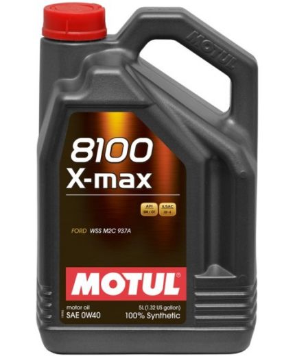 Моторное масло MOTUL 8100 X-MAX 0W-40 5л Фото 2