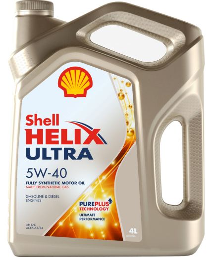Моторное масло SHELL Helix Ultra 5W-40 4л