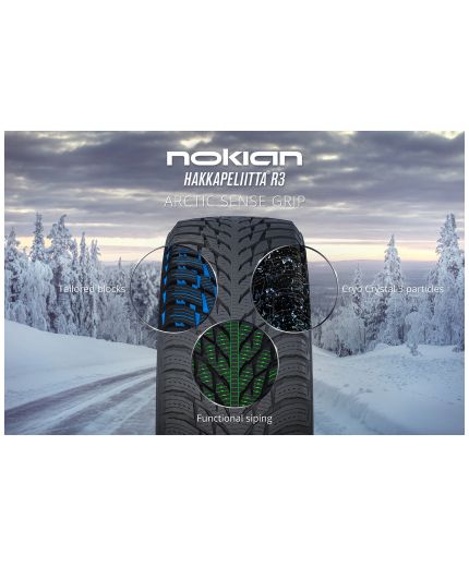 NOKIAN Hakkapeliitta R3 215/55R16 97R Фото 7