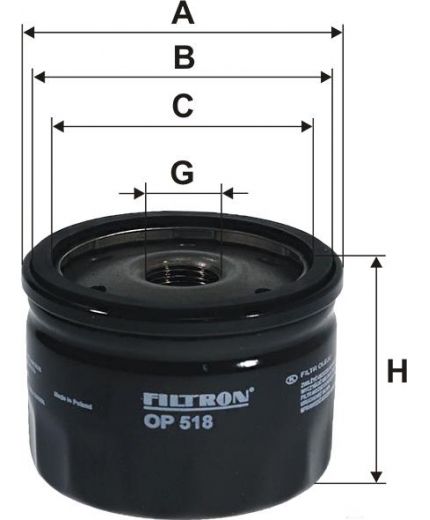 FILTRON Фильтр масляный Фото 3