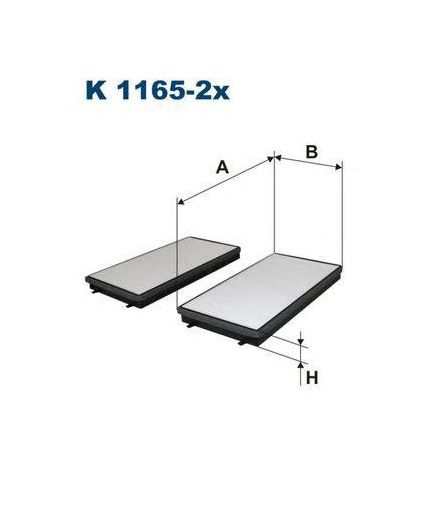 FILTRON Воздушный фильтр салона (рамка)