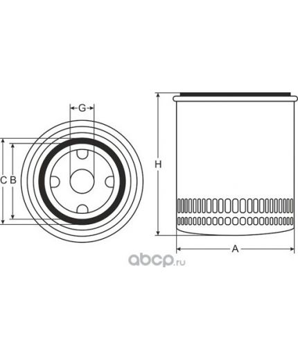 SCT Фильтр масляный Фото 3
