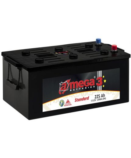 A-mega Аккумулятор Standard 225 L евро 1150А (225 А/ч)