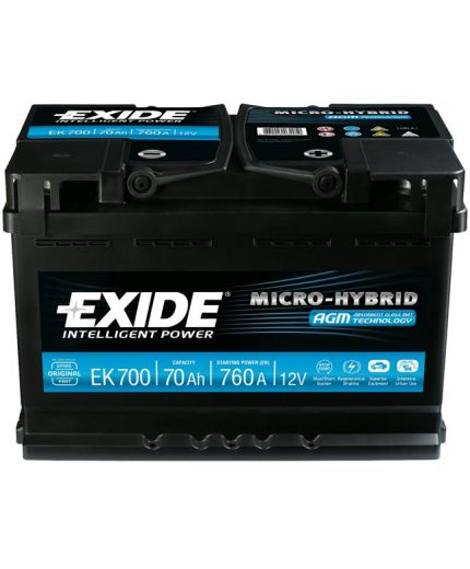 EXIDE Аккумулятор Start-Stop AGM EK800 800А (80 А/ч) Фото 7