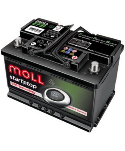MOLL Аккумулятор start|stop EFB 82075 760А (75 А/ч) Фото 2
