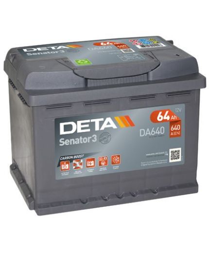 DETA Аккумулятор Senator 3 DA640 640А (64 А/ч) Фото 2