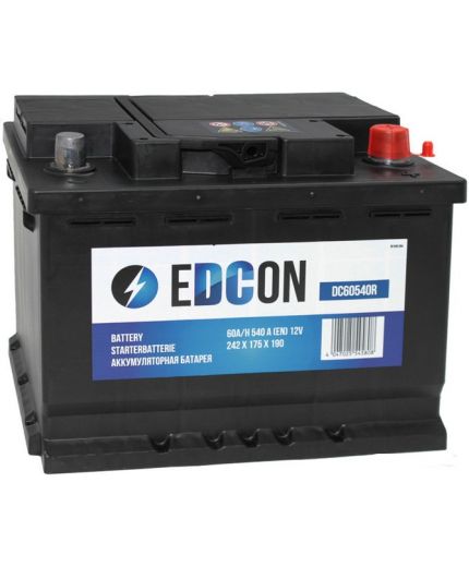 EDCON Аккумулятор DC60540R 540А (60 А/ч)