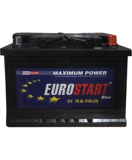 Eurostart Аккумулятор Blue 6CT-77 680А (77 А/ч) Фото 2