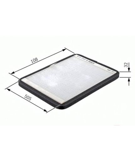 BOSCH Фильтр салонный Фото 2