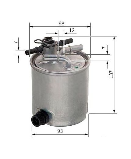 BOSCH Фильтр топливный Фото 2