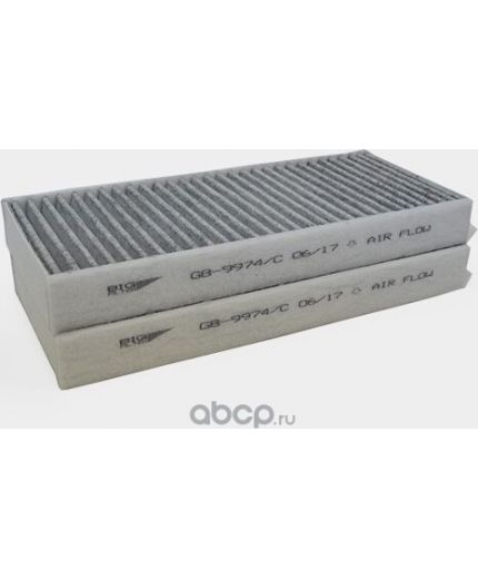 BIG Filter Фильтр салонный угольный 2шт Фото 2