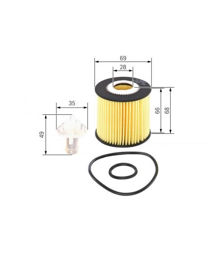 BOSCH Фильтр масляный Фото 3