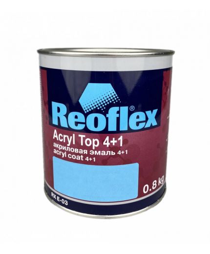 REOFLEX Эмаль акриловая белая (компонент) 4+1 0,8 кг