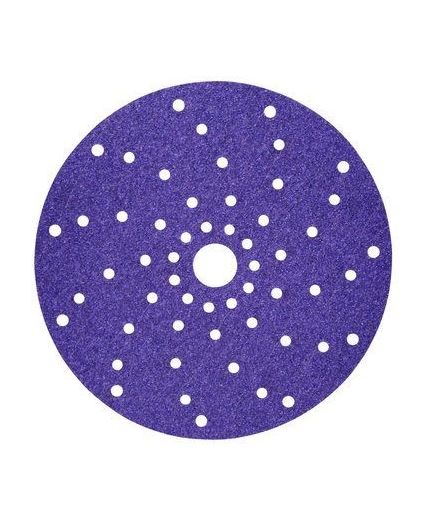 3M Круг абразивный Hookit™ 737U Cubitron™ II Р150 D=150мм c мультипылеотводом фиолетовый