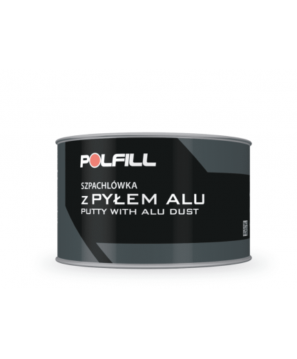 POLFILL Шпатлевка с алюминиевым порошком ALU 1,8кг с отвердителем