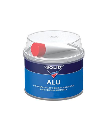 SOLID ALU шпатлёвка с алюминием 0,21кг с отвердителем
