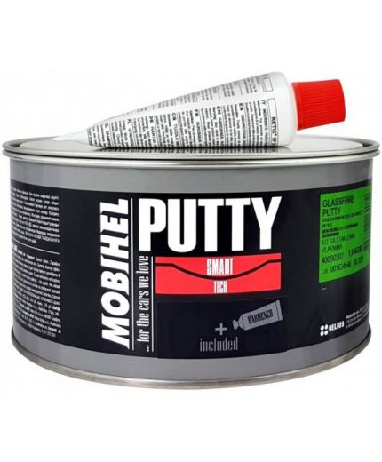 MOBIHEL Полиэфирная шпатлевка со стекловолокном (2 кг) + отвердитель 2*20 г