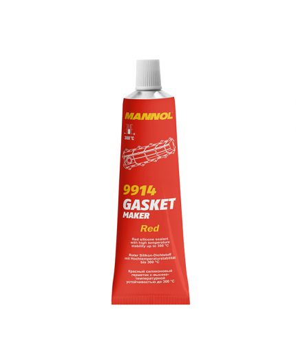MANNOL Герметик прокладки красный Silicone-Gasket rot 85мл