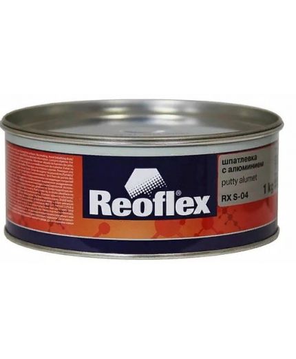 REOFLEX Шпатлевка с алюминием Putty Alumet 1кг