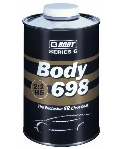 BODY 698 Лак акриловый 2K HS SR бесцветный 1л