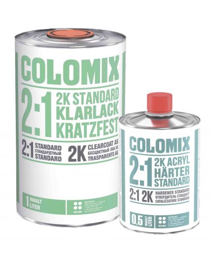 COLOMIX Лак бесцветный д/аэ Standart 2к1 1,5л