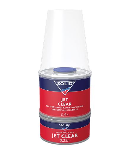 SOLID Jet Clear 2+1 лак с отвердителем 0,75л