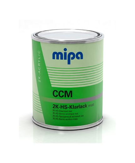 MIPA CCM 2K-HS-Klarlack matt Лак акриловый матовый прозрачный 1л