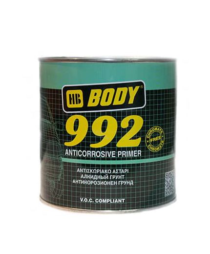 BODY 992 Грунт алкидный антикоррозионный черный 5кг