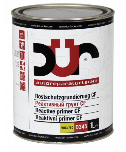 DUR D345 CF Грунт реактивный серый 1л